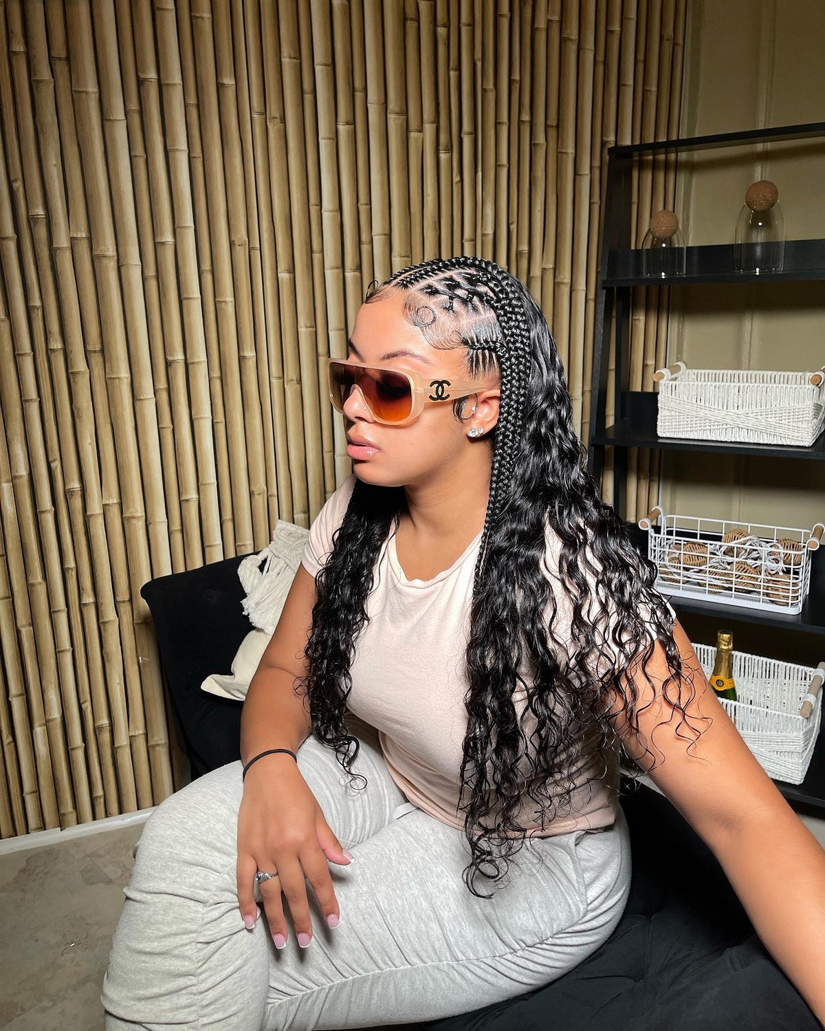 Bohemian With Criss-Cross Braids