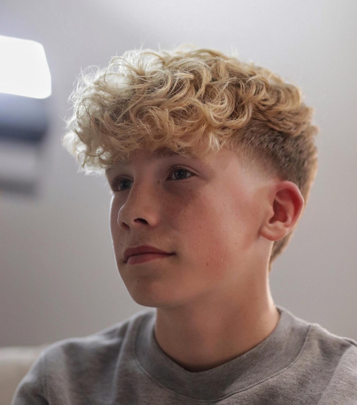 Messy Curly Fringe