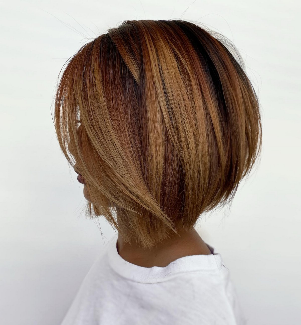 Stacked Copper Balayage