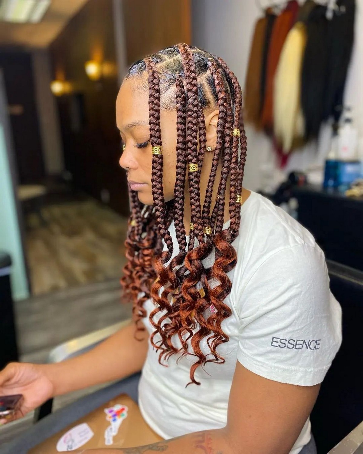 Knotless Goddess Boho Braids