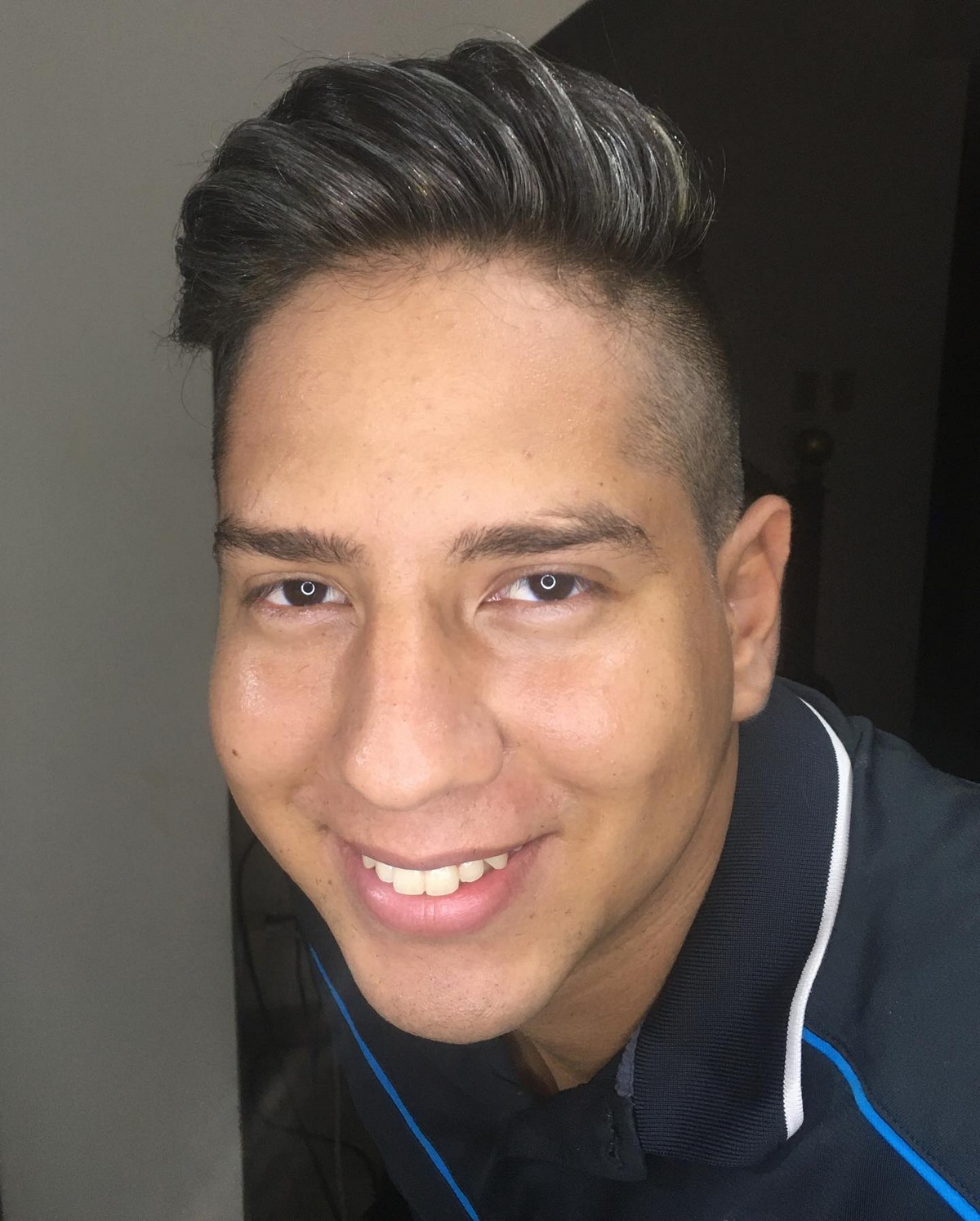 Platinum Highlights On Undercut Hair