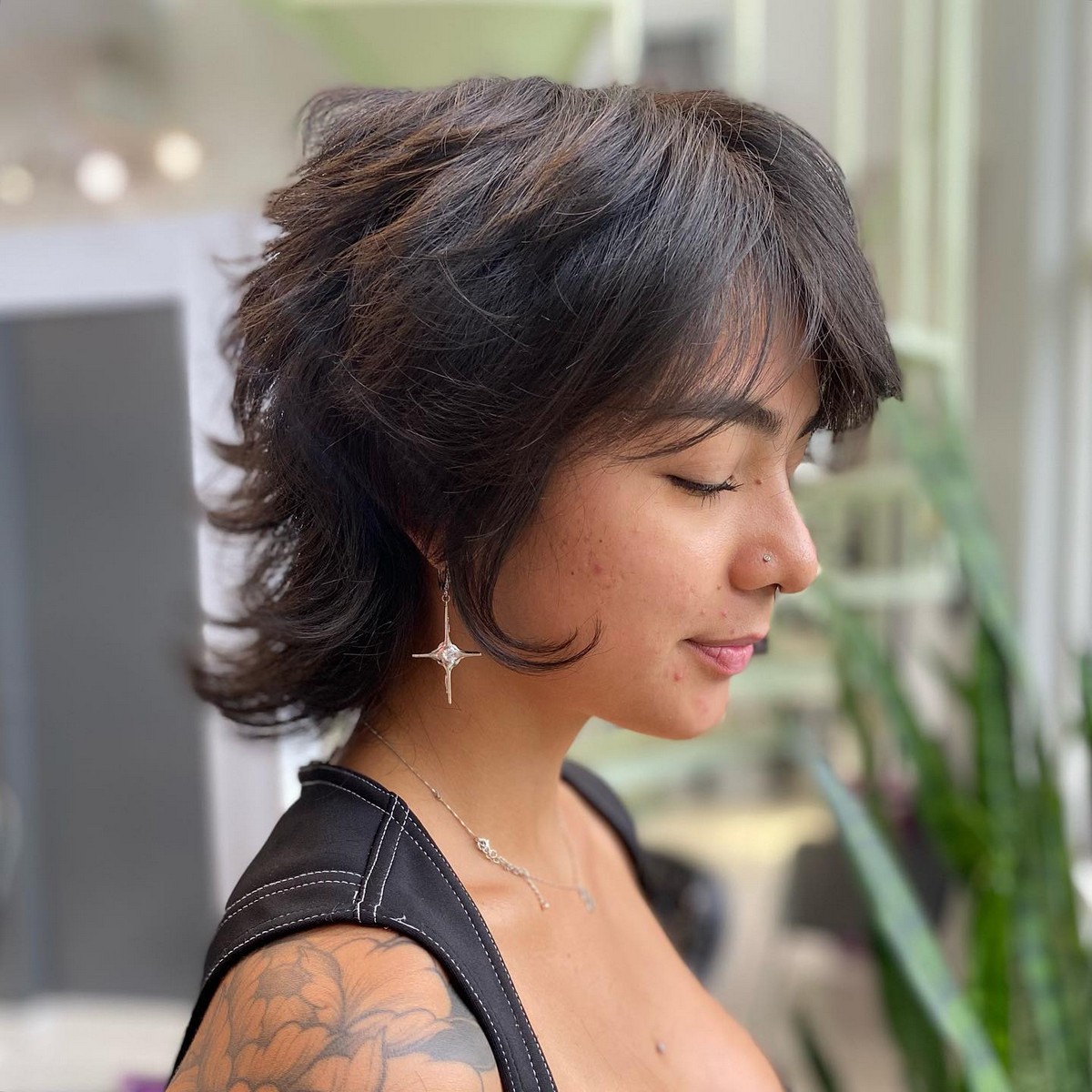 Layered Shag Hairstyle