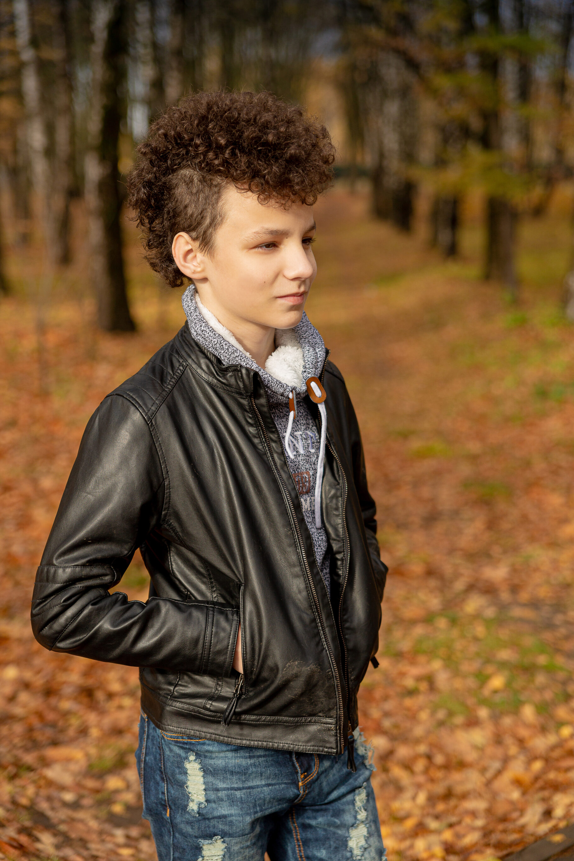 Medium Curly Mohawk Hair