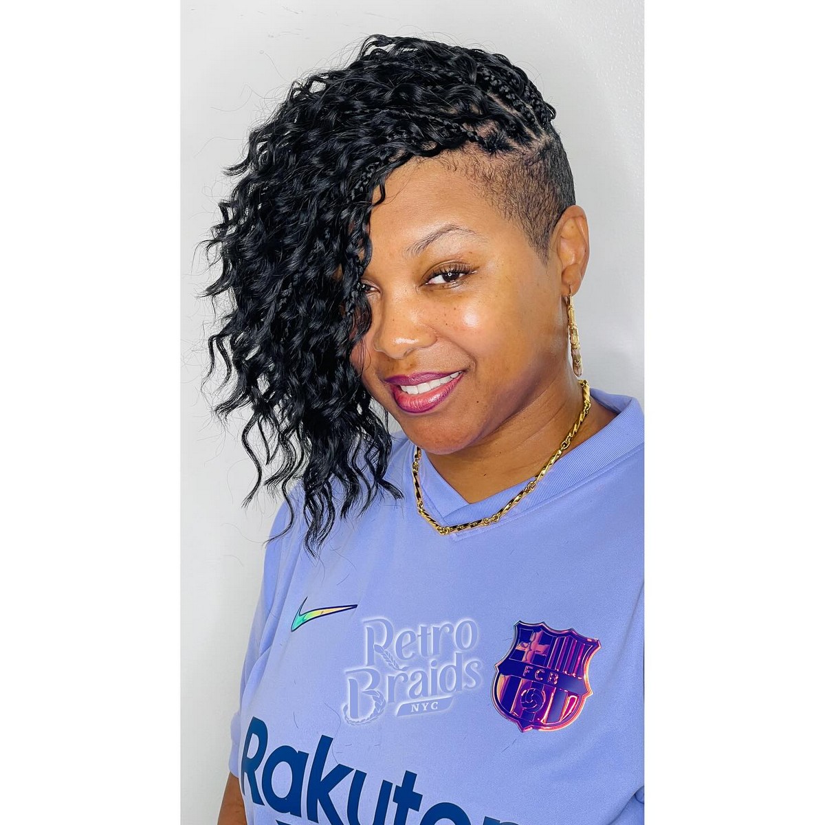 Bohemian Braids With Shaved Side
