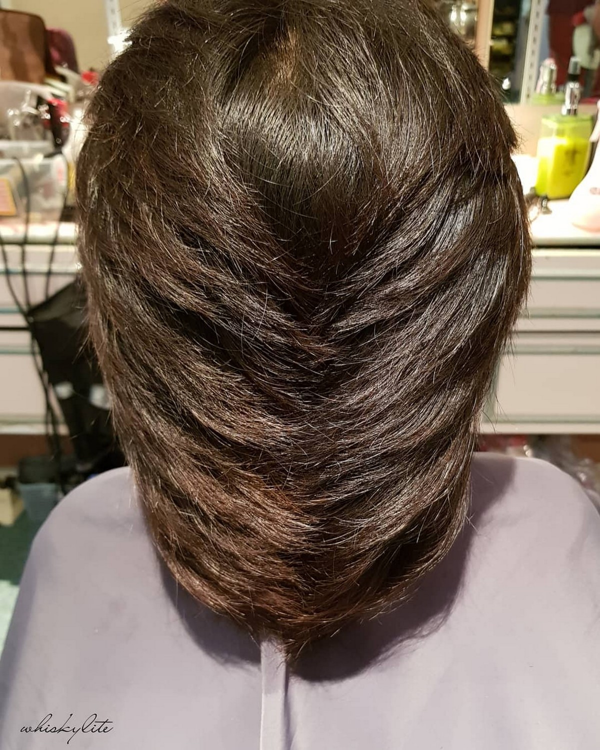 Long Layered Ducktail