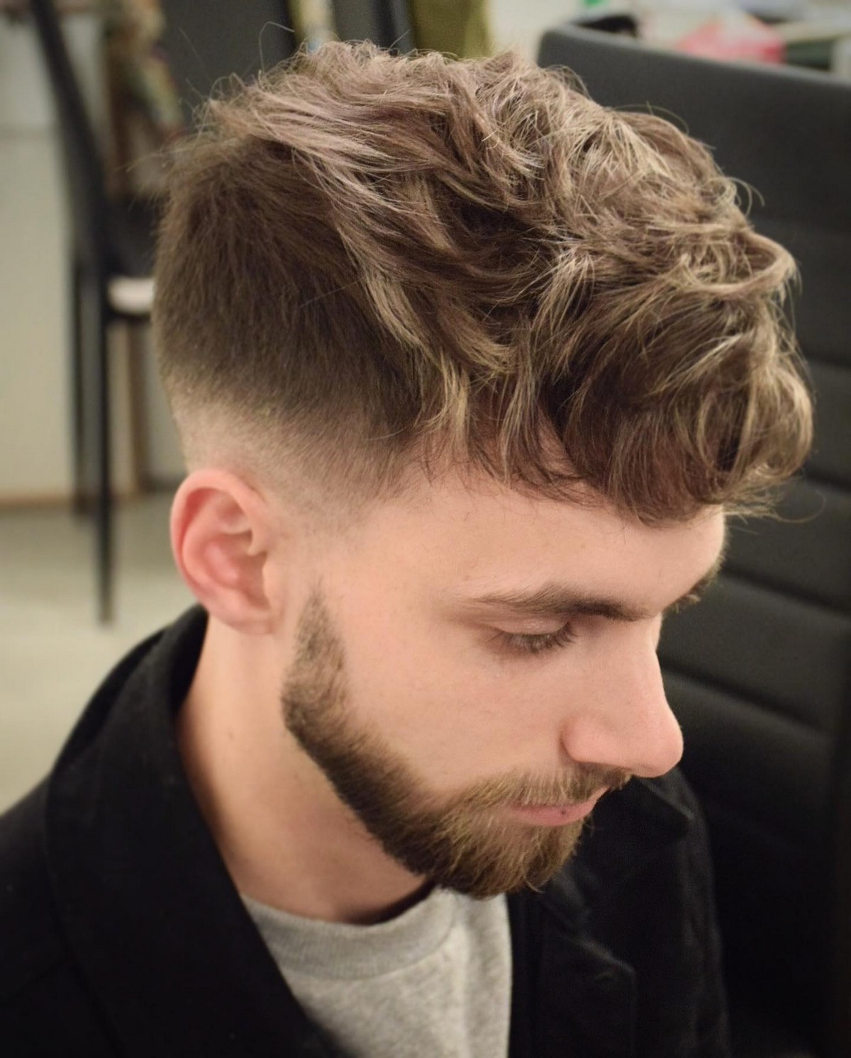 Messy Top With Blonde Highlights