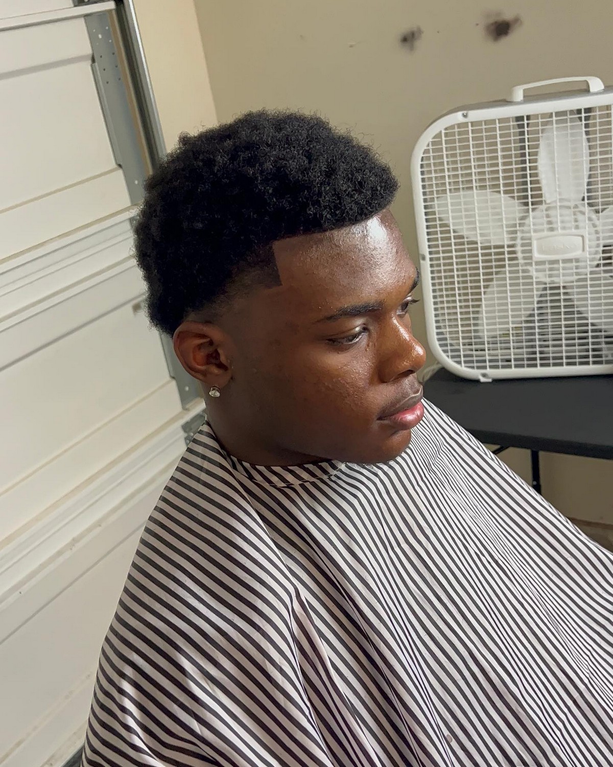 Curly Skin Fade Undercut