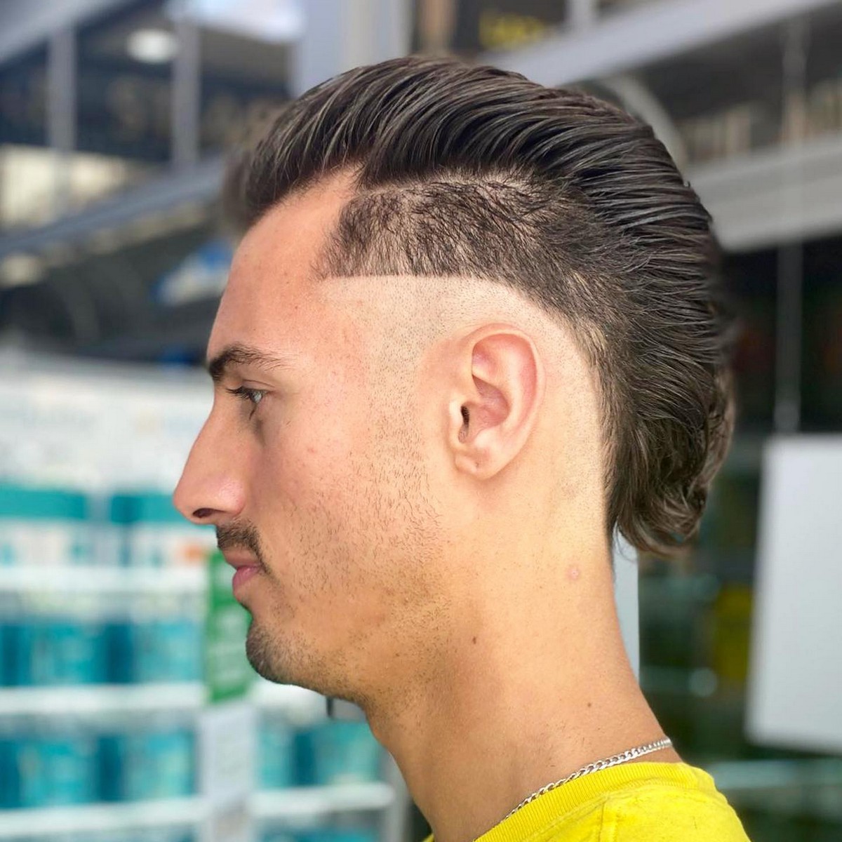 Mohawk With High Shaved Side