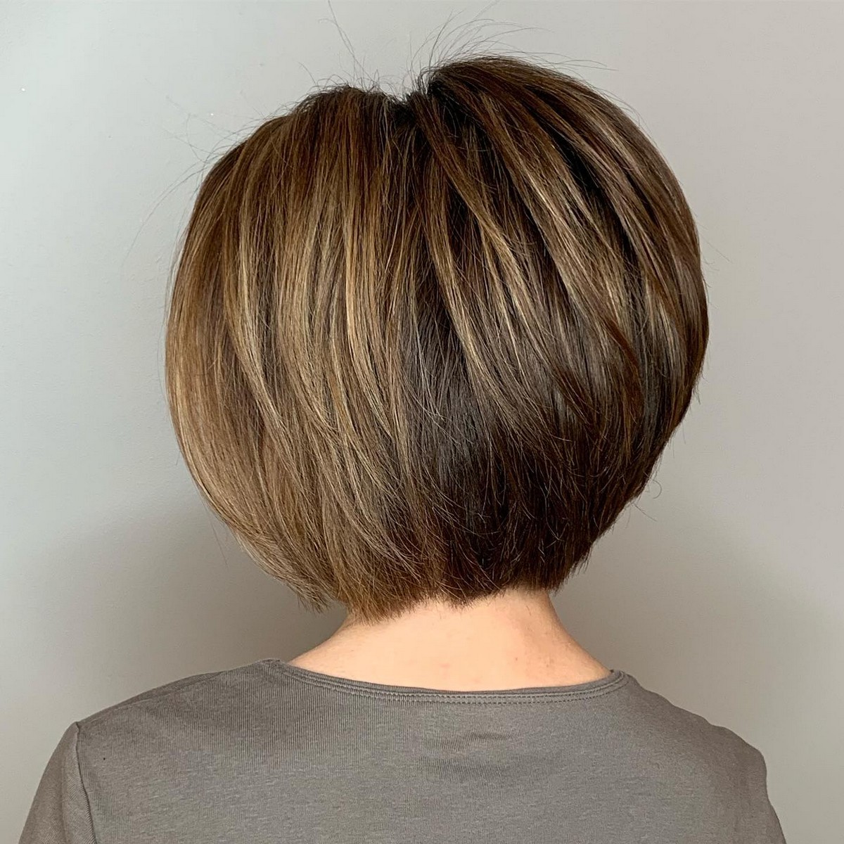 Voluminous Feathered Bob For Straight