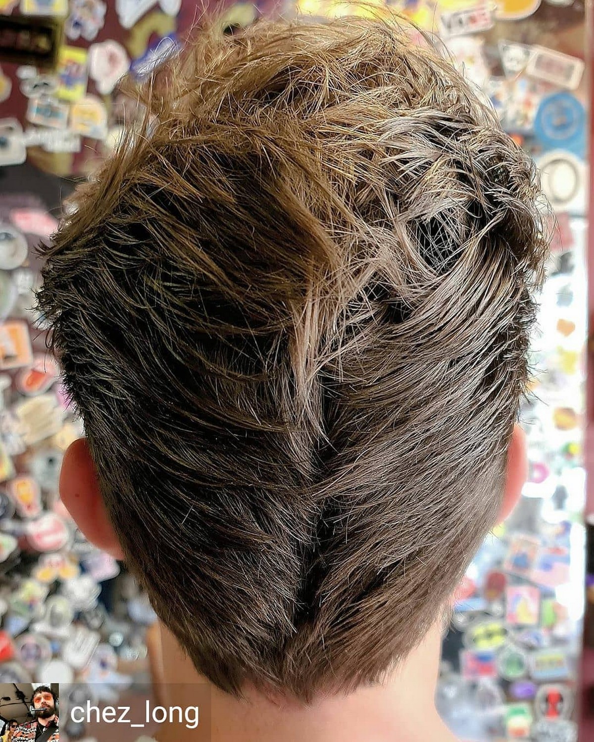 Layer Messy Ducktail Haircut