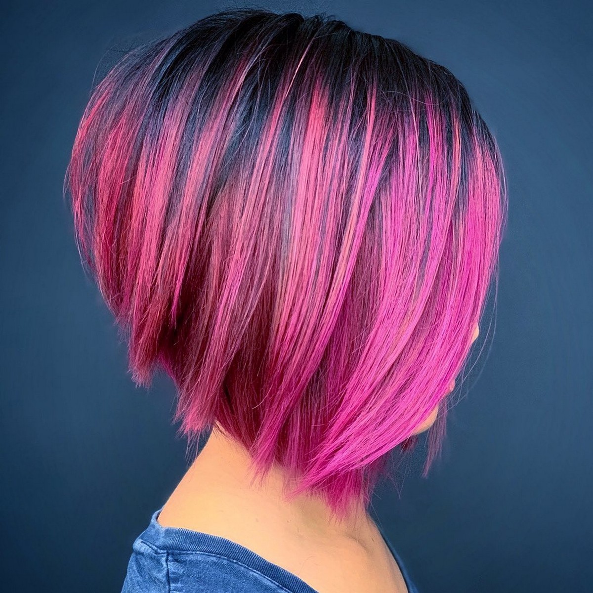 Pink And Black Stacked
