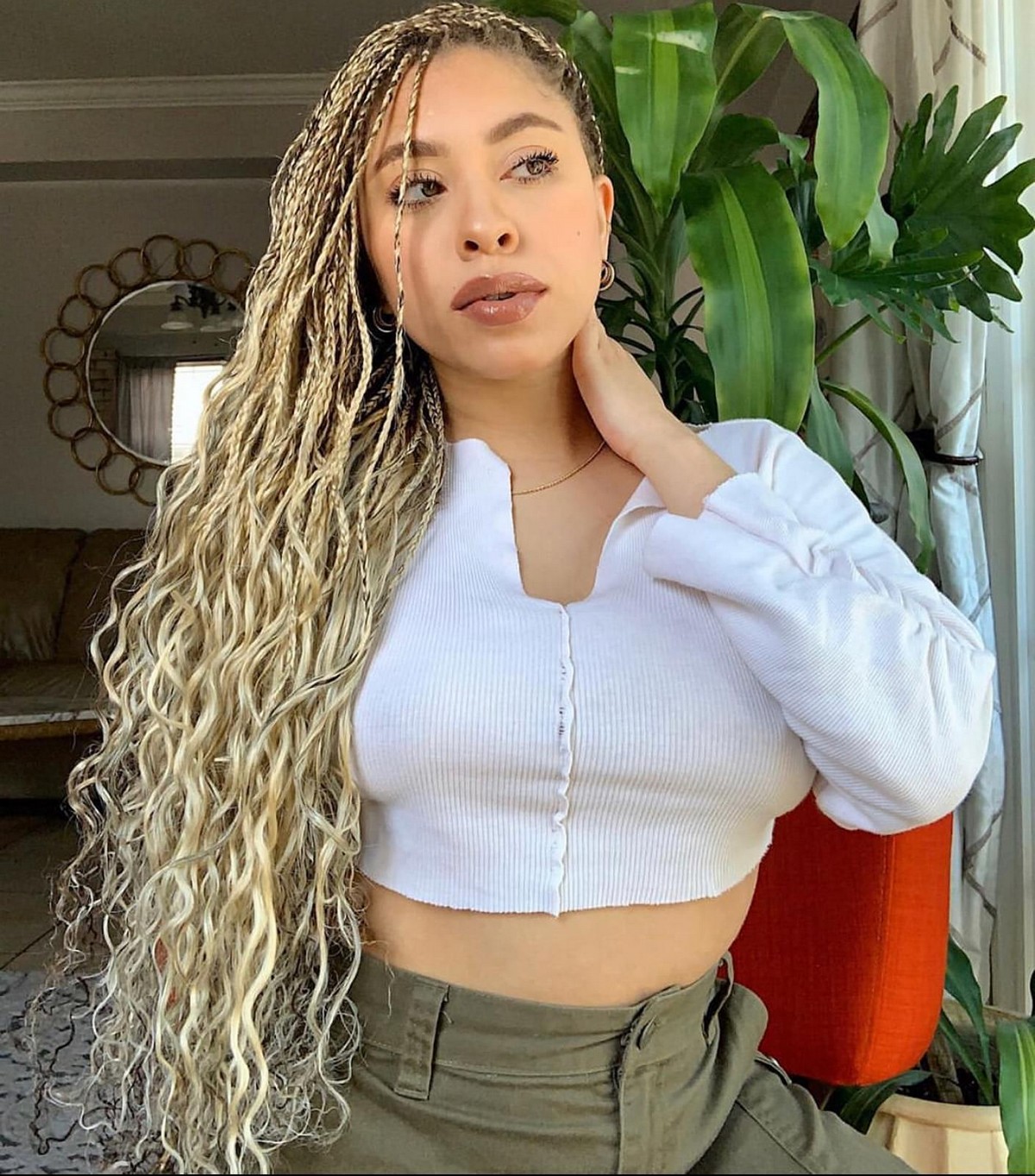 Blonde Micro Mini Bohemian Braids