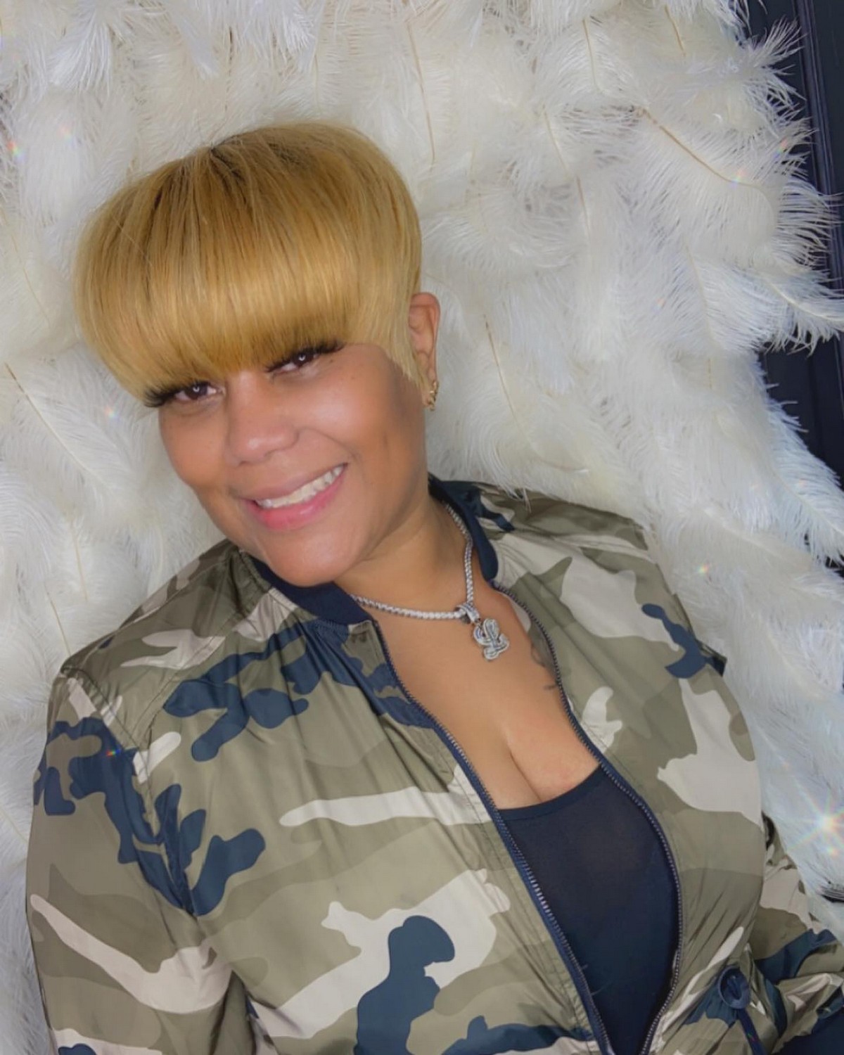 Skull Cap With Full Bangs