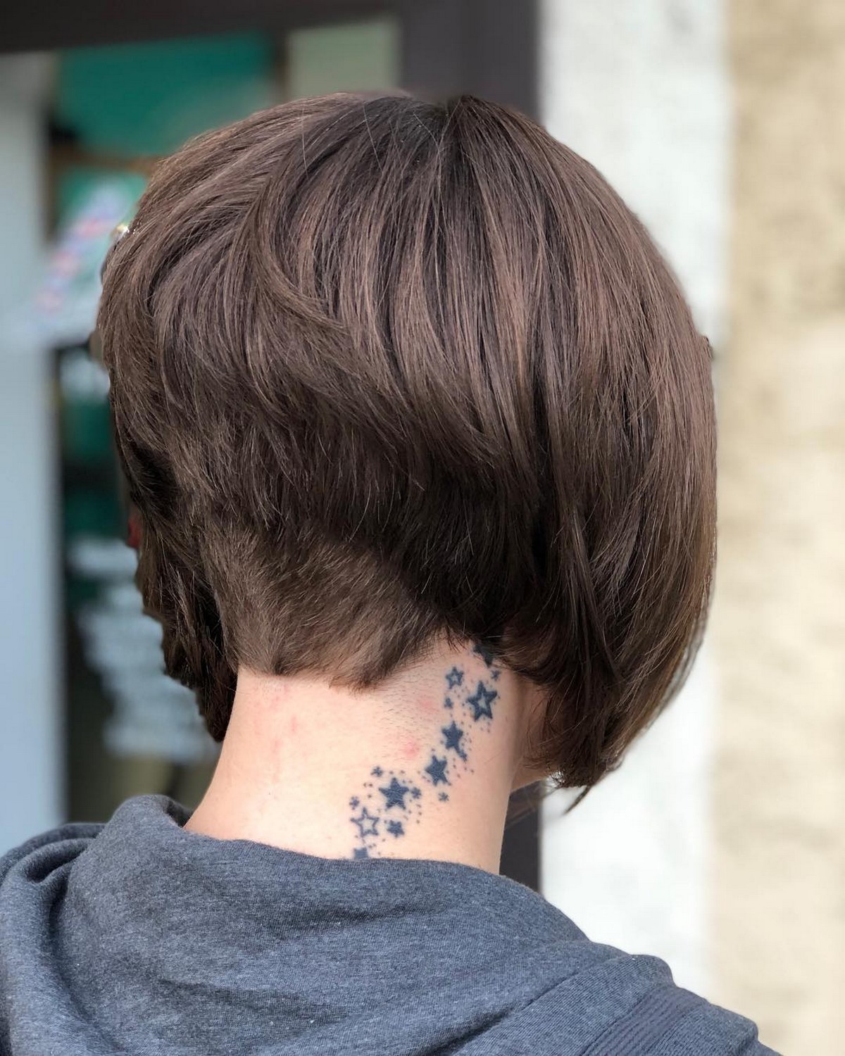 Stacked Bob With Undercut