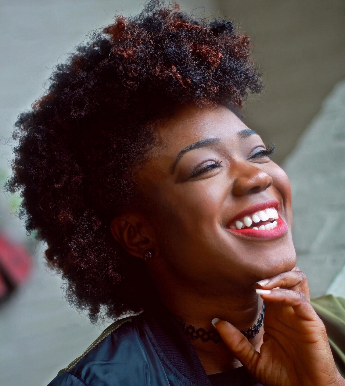 Curly Faux Hawk