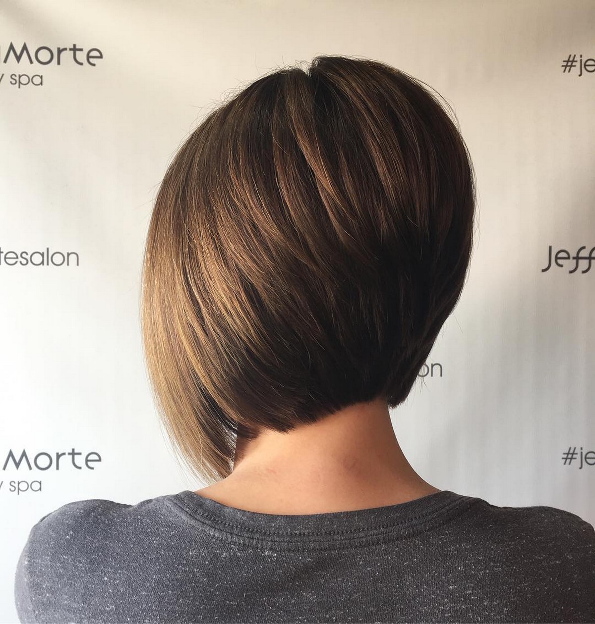 Stacked Nape-Length Bob With Elongation