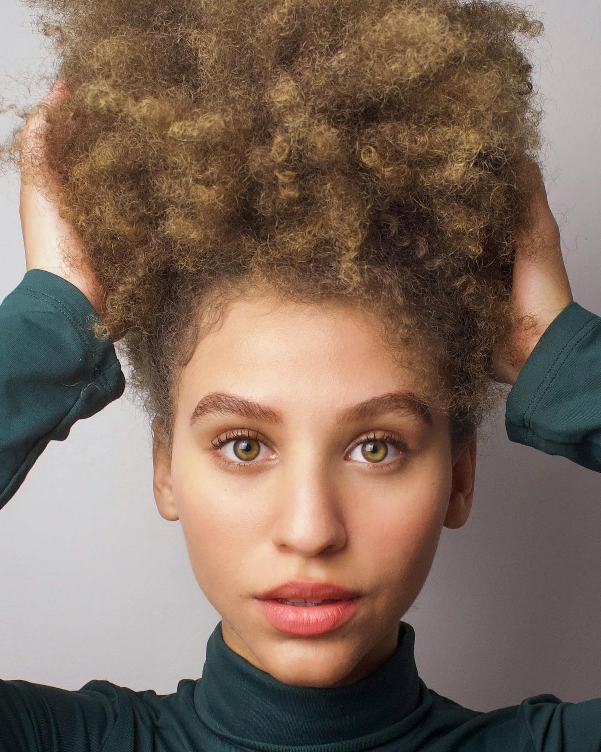 A Beautiful Girl With Type 4 Hair