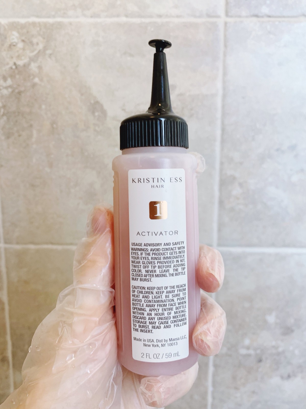 Warnings on Kristin Ess Hair Activator