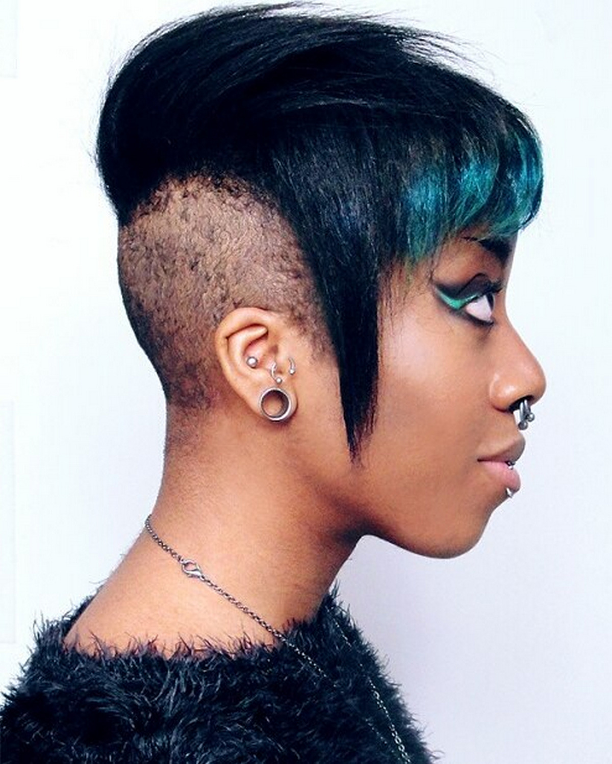 Afro Punk Shaved Hairstyles 