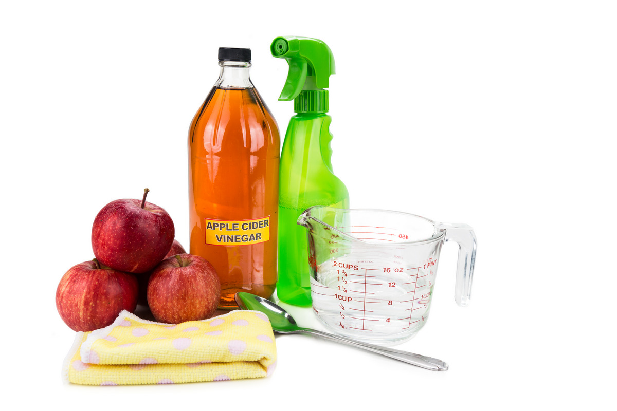 Apple cider vinegar rinse