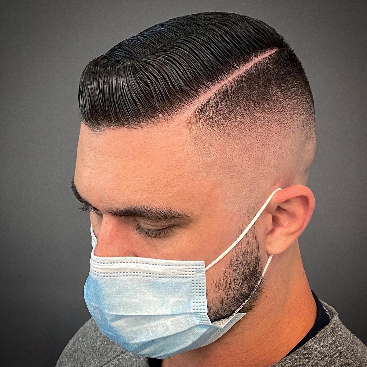 Back drop line haircut