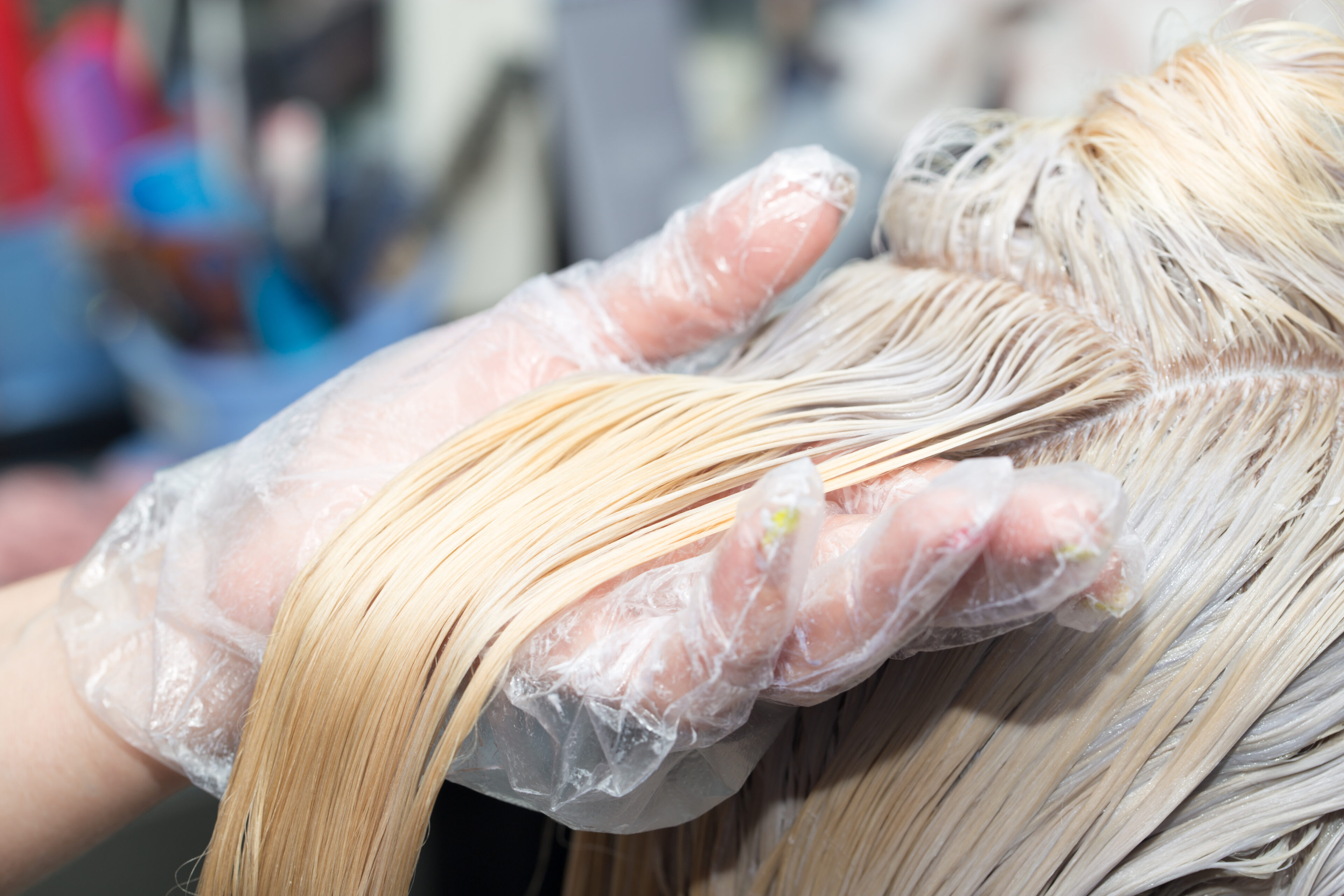 Bleaching hair with 20 volume developer