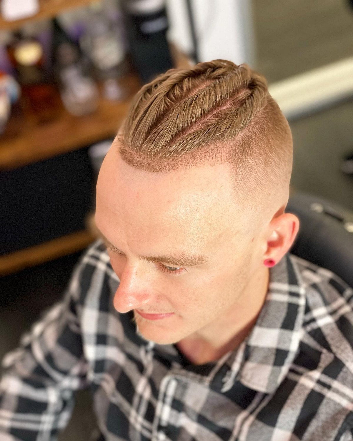 Braided Top Mohawk Haircuts