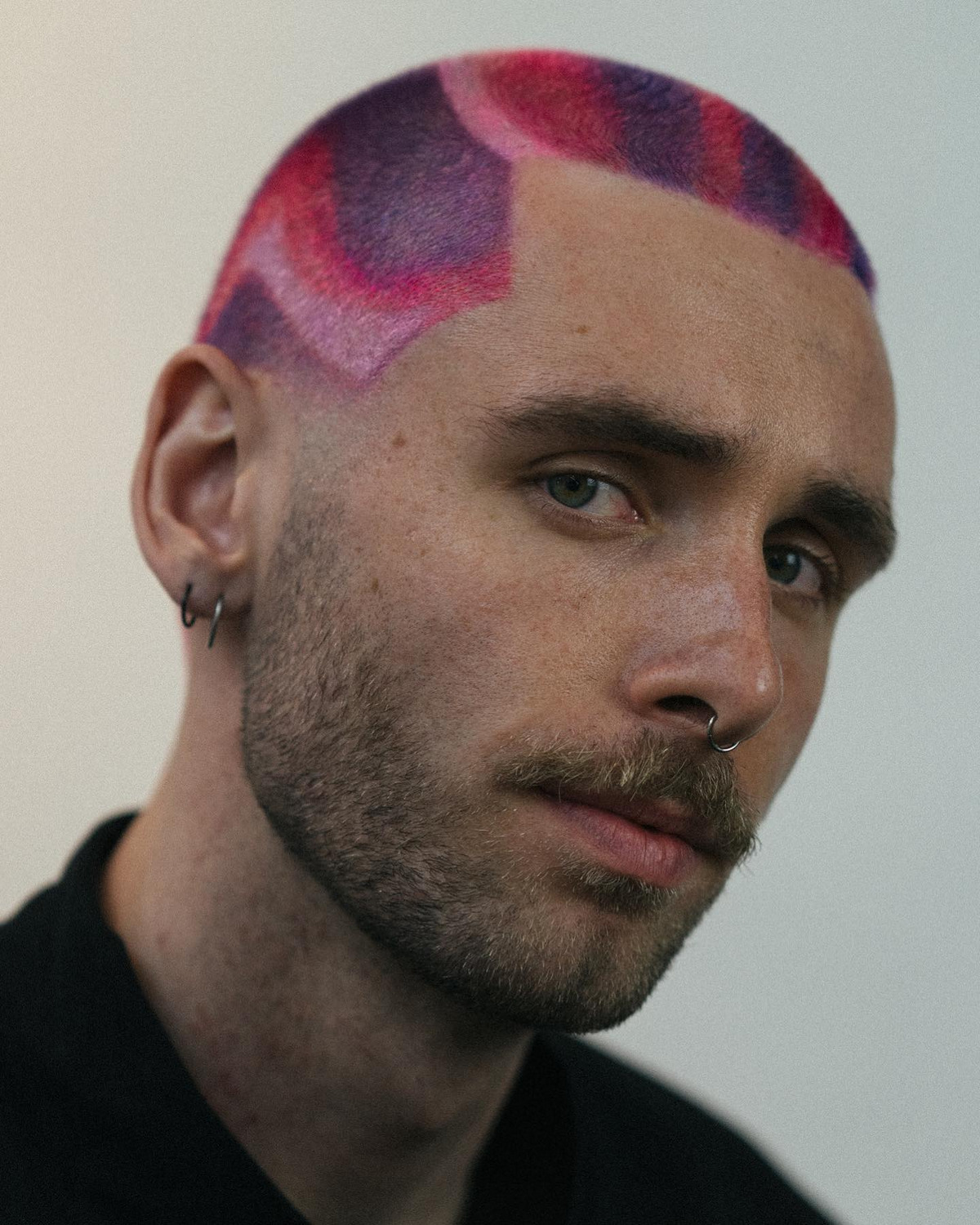 Buzz Cut Colored Hair