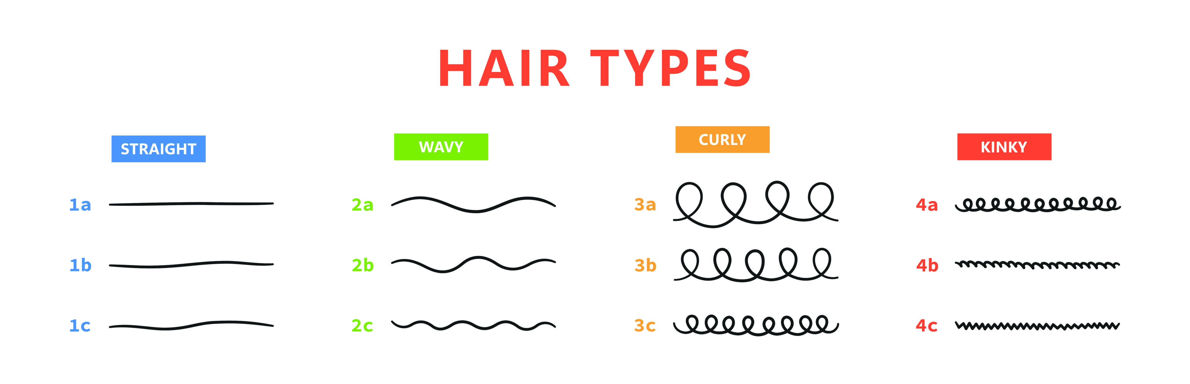 Comparison Hair Type