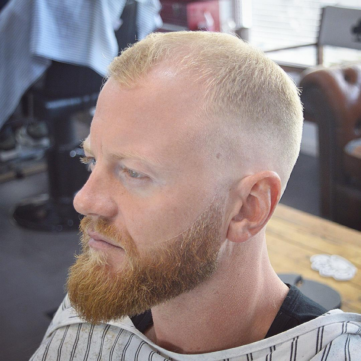 Crew Cut For Men Bald On Top And Front Hairline