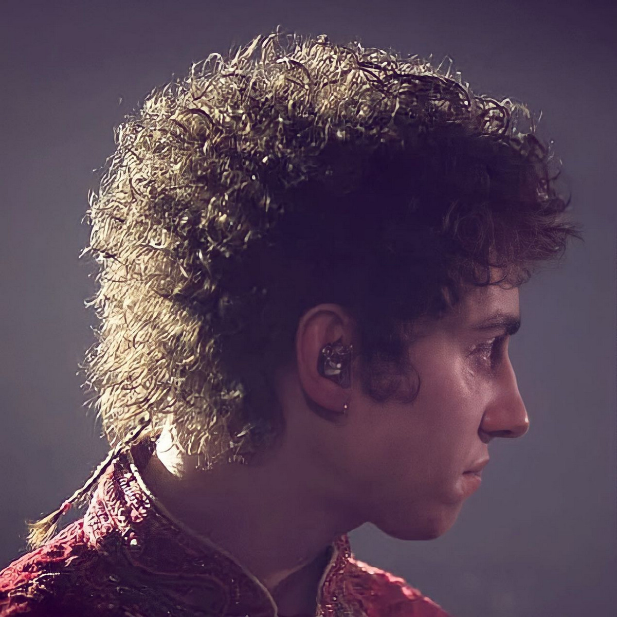 Curly Hair With Rat Tail