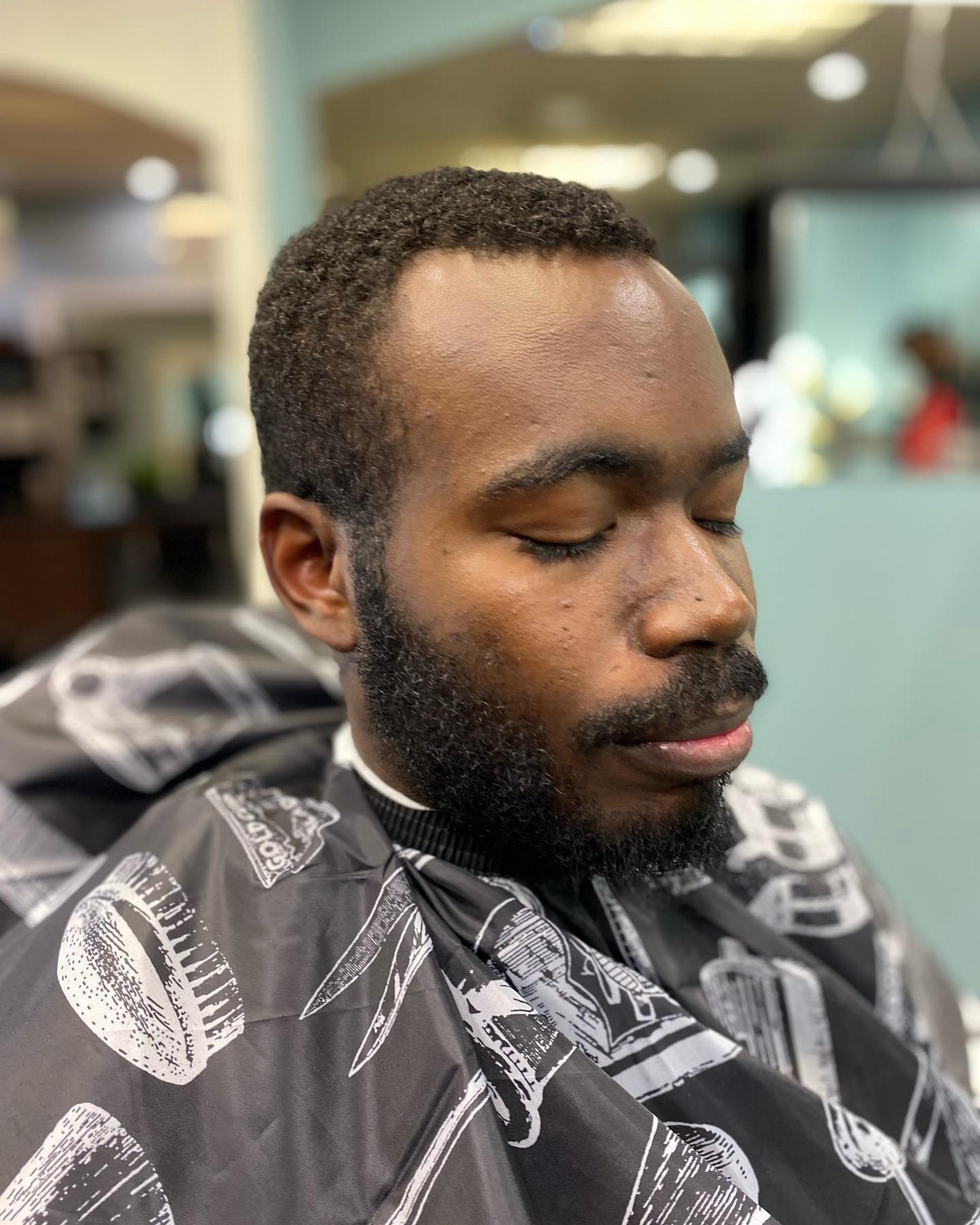 Curly Semi-Bald Haircuts