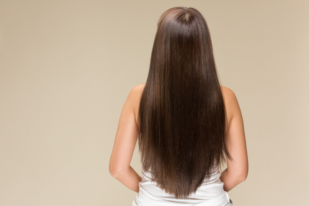 Hair parting in the back