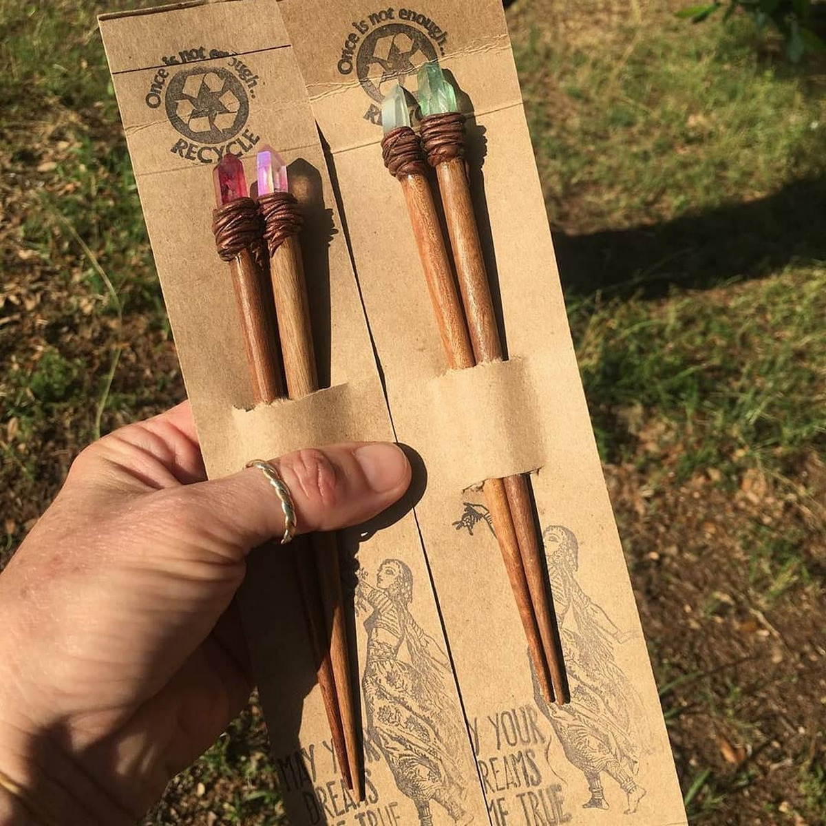 Hair stick holder