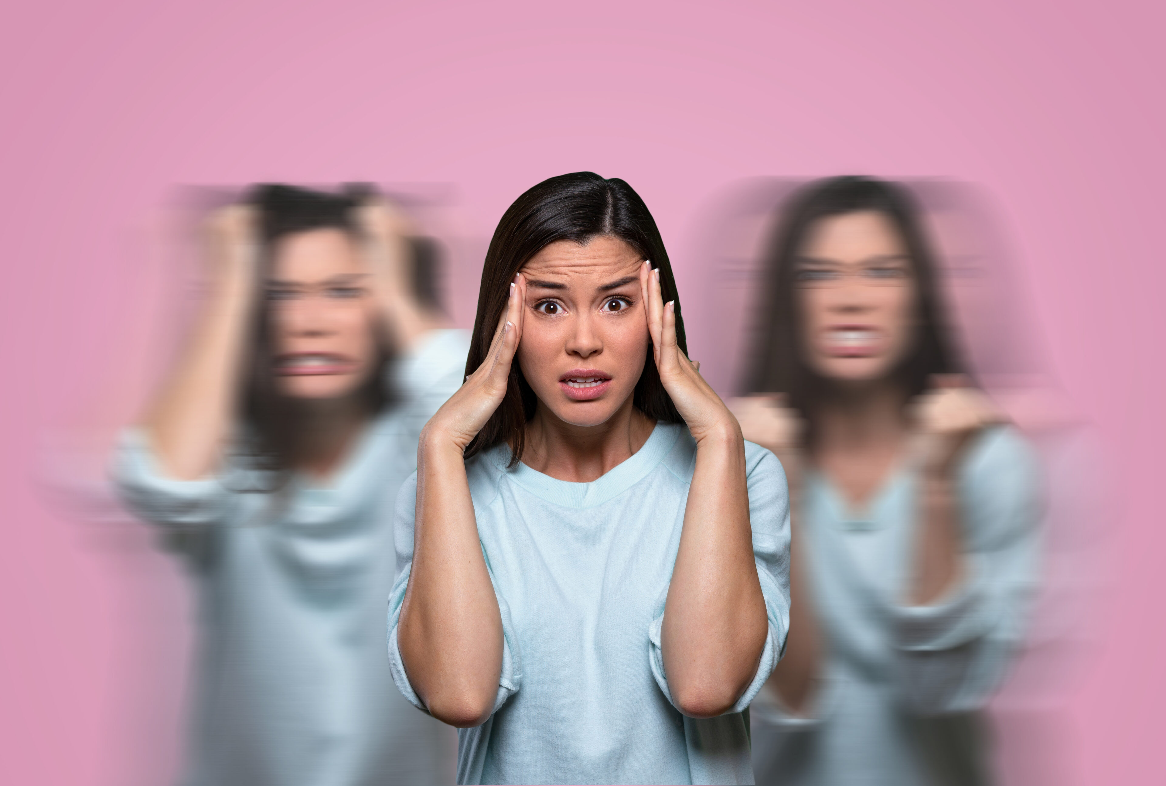 A women in distress