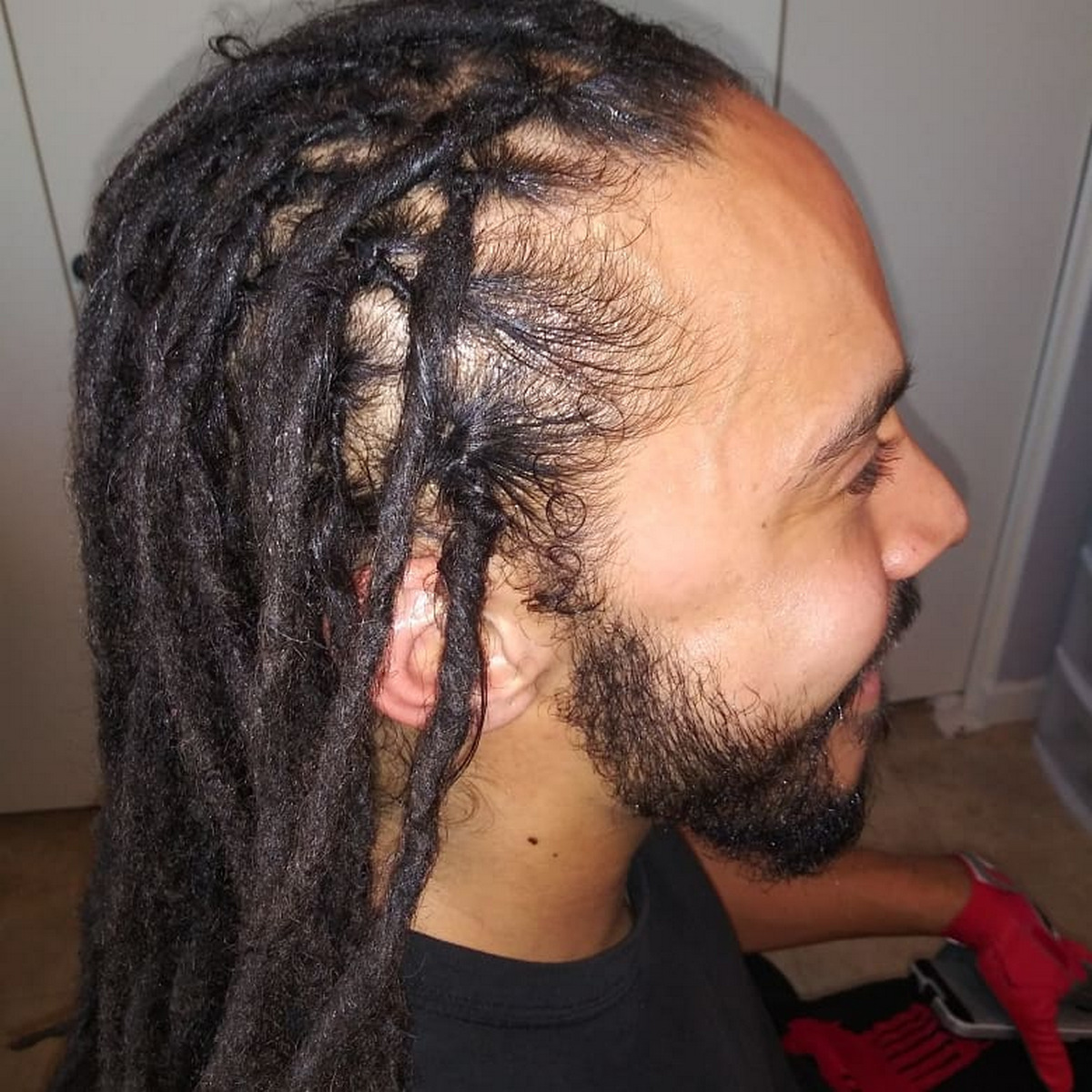 Interlocking "neglect method" locs