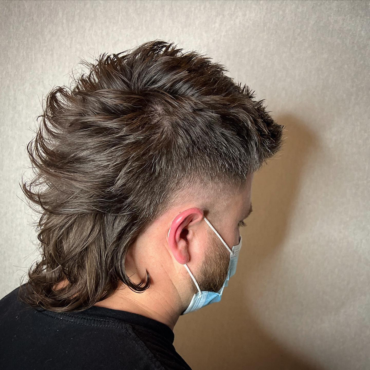Layered Mullet Rat Tail Hair