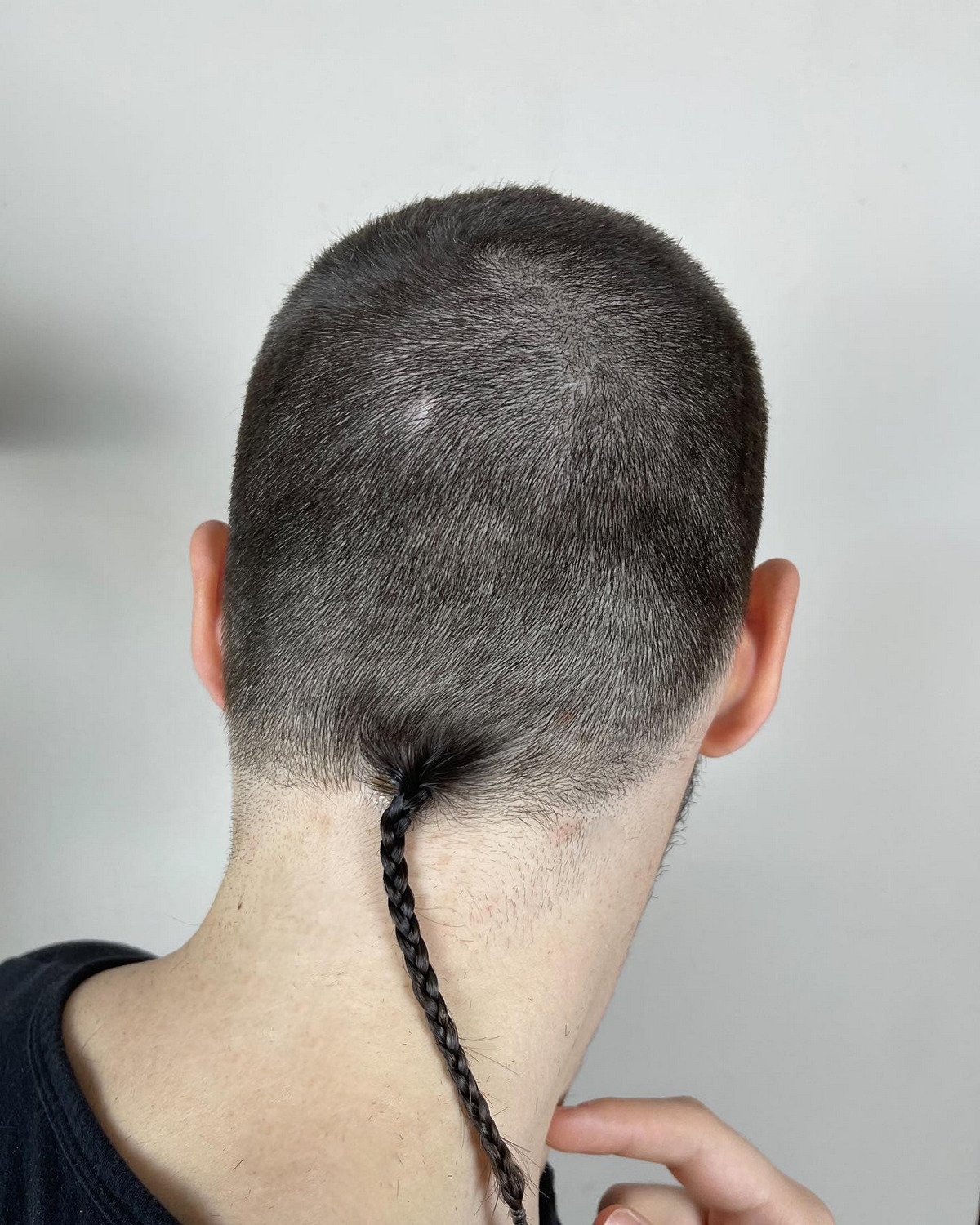 Long Braided Rat Tail Hair