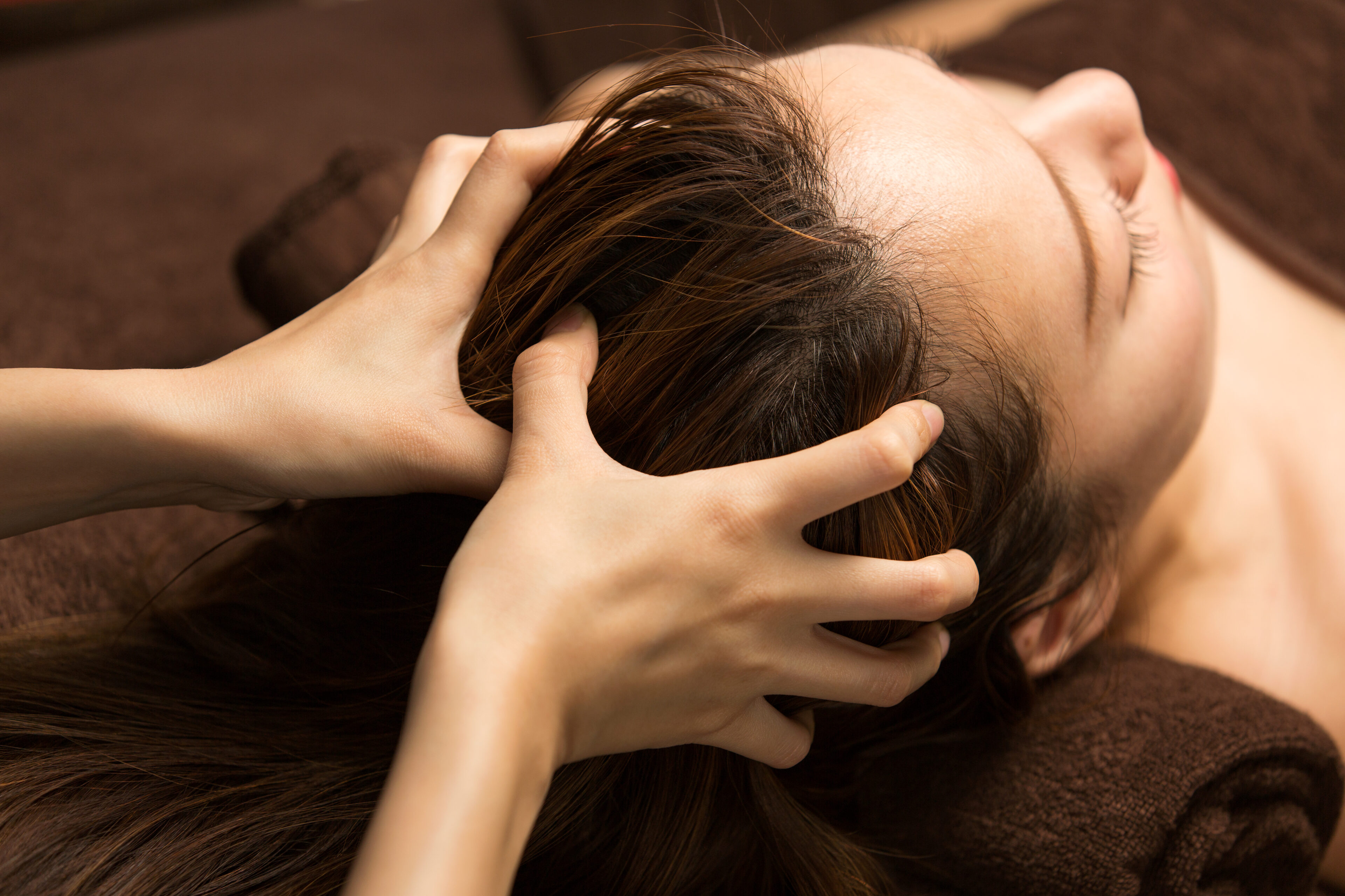 Massage with warm oil - Nourish your scalp