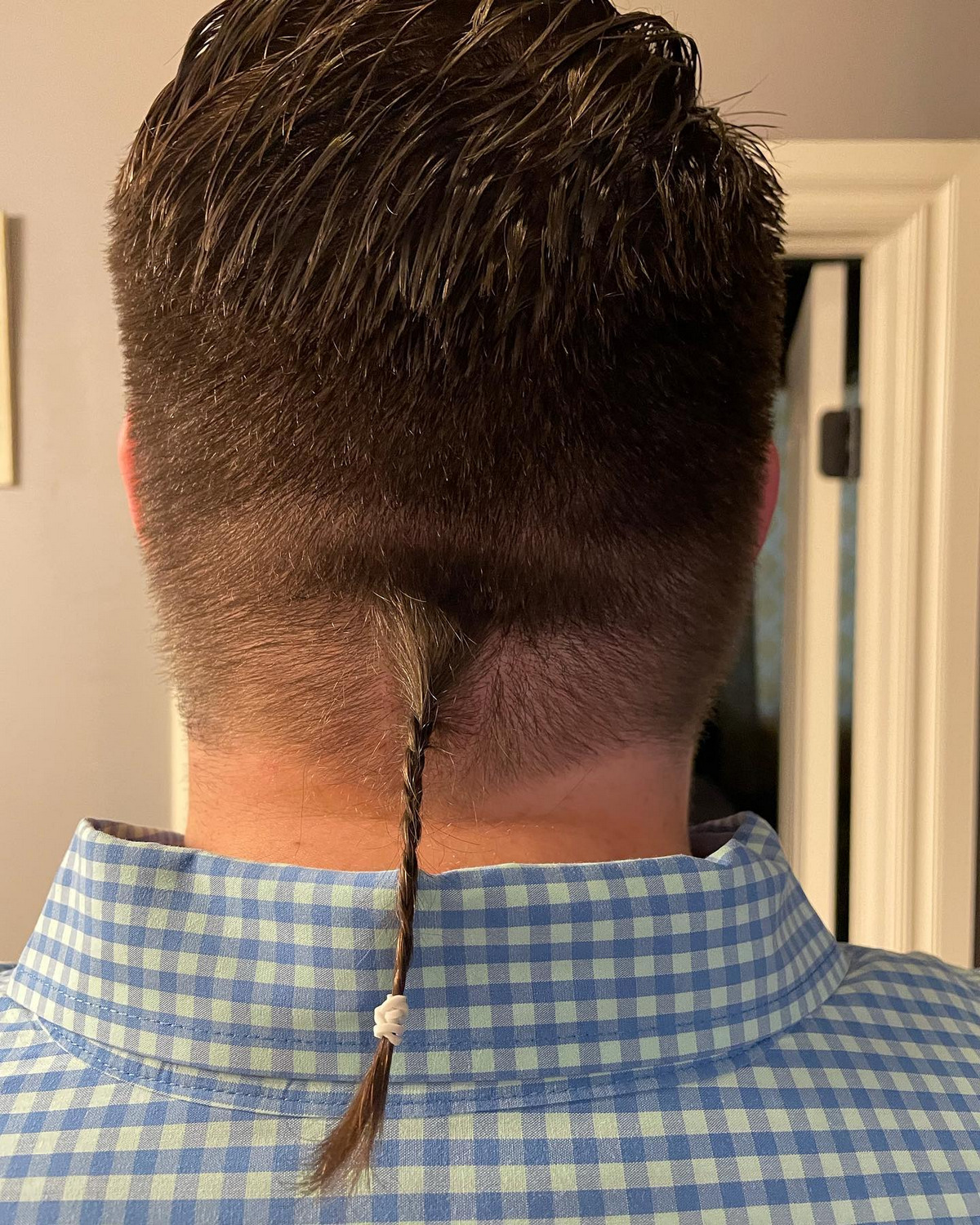 Micro Twisted Rat Tails White Band
