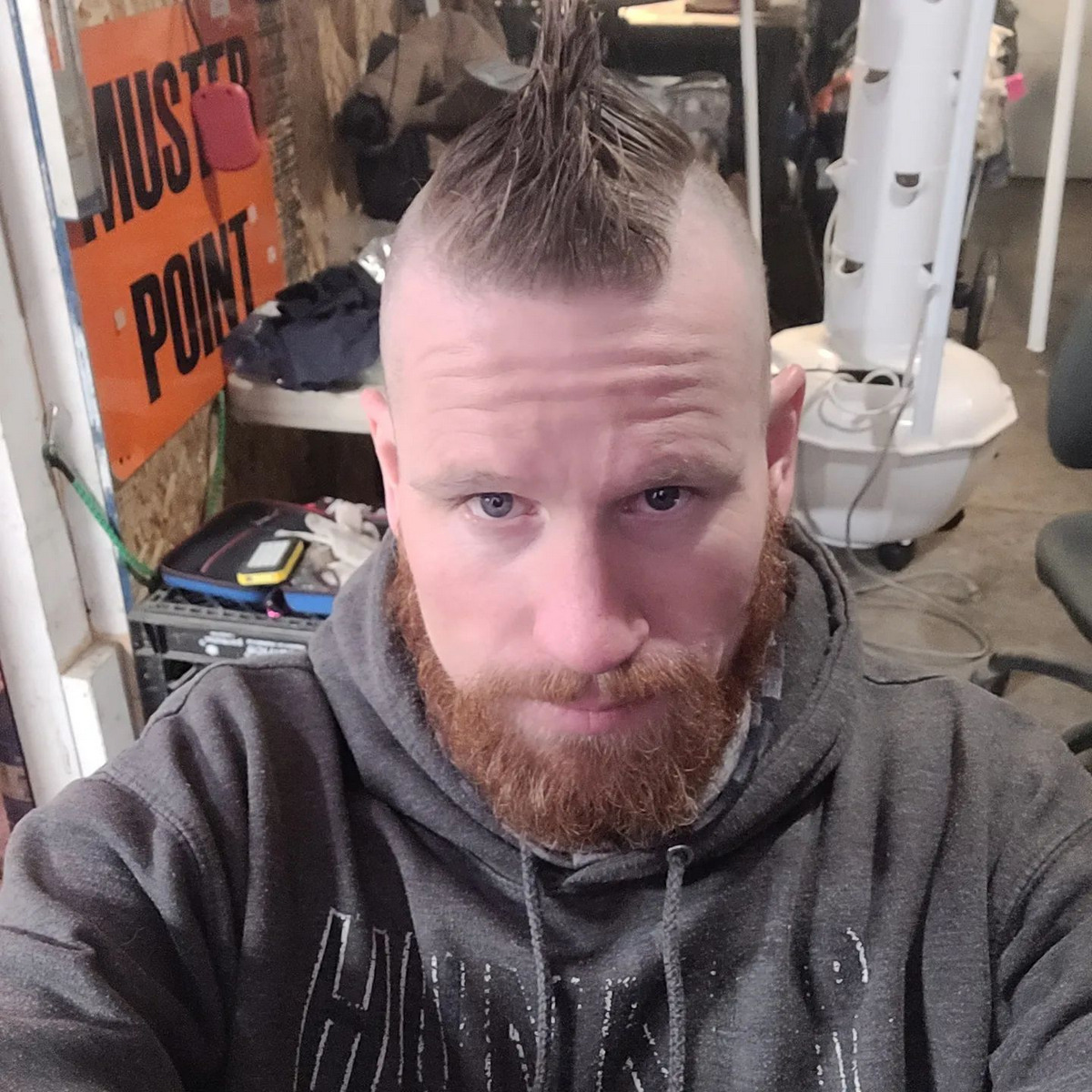 Middle Spiky Mohawk Hairstyles