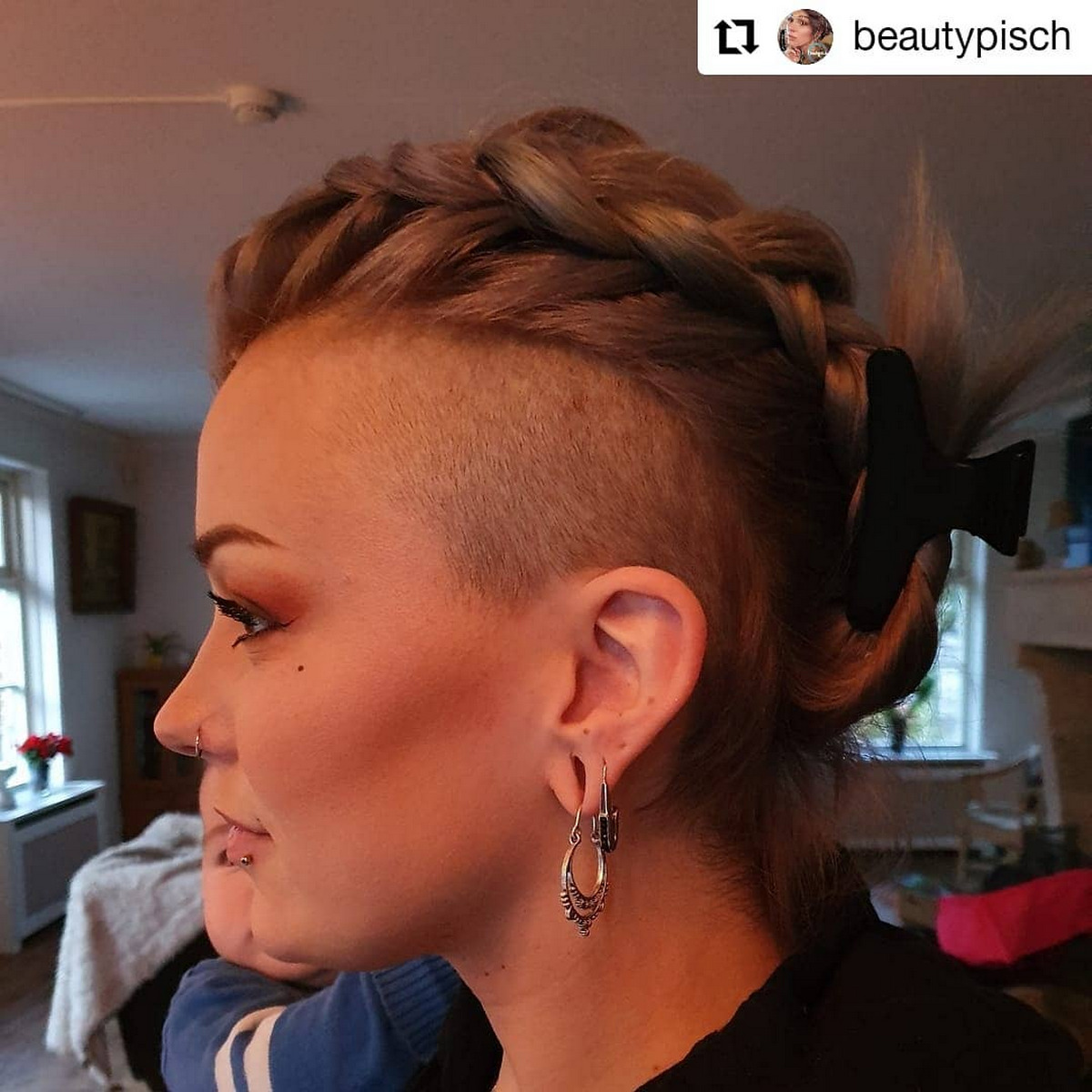 Multiple Braided Side Shaved