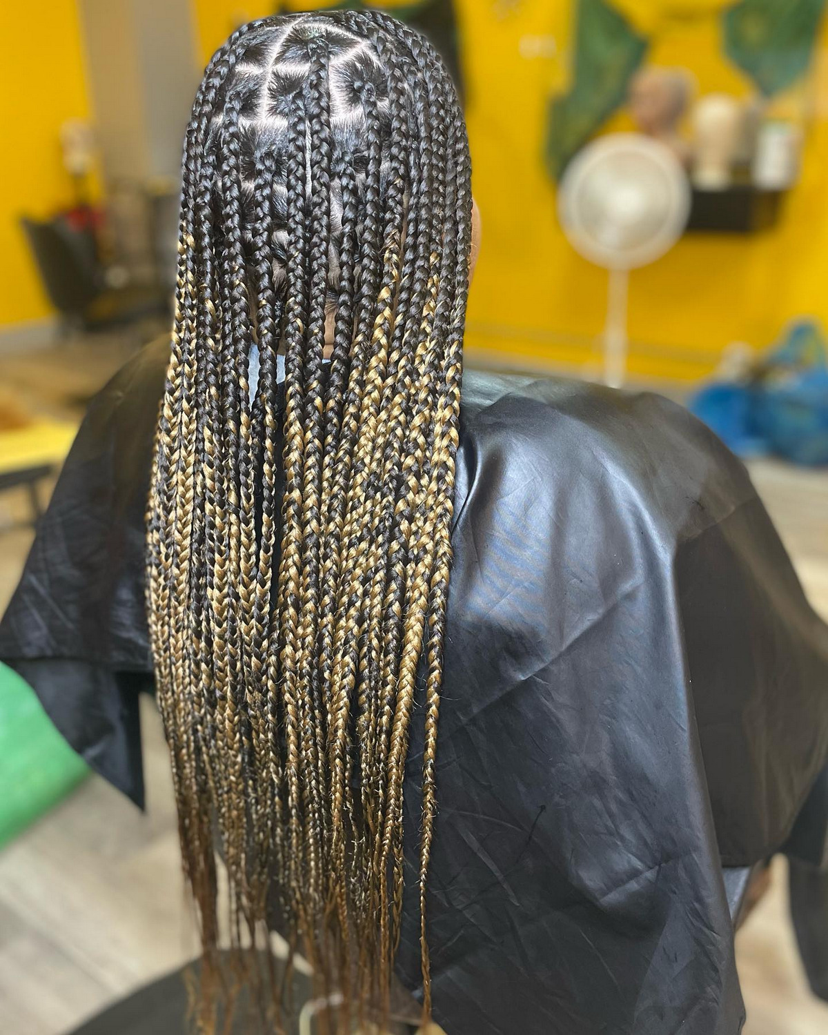 Ombre Knotless Braids 