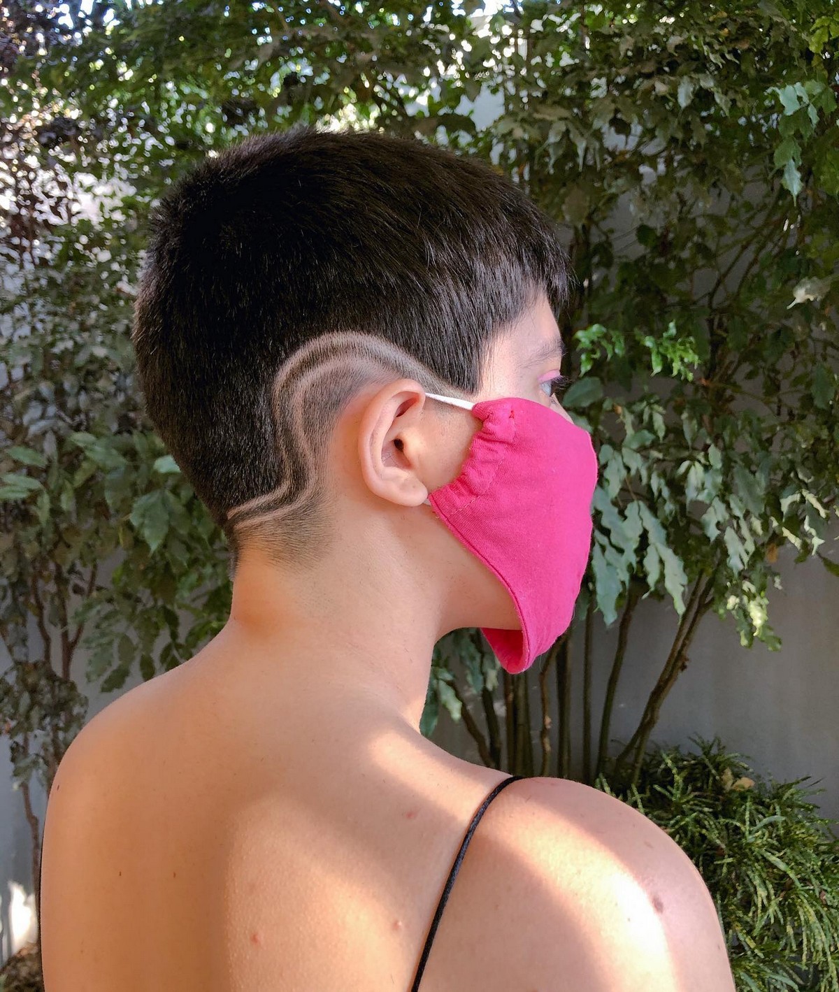 Pixie cut line design