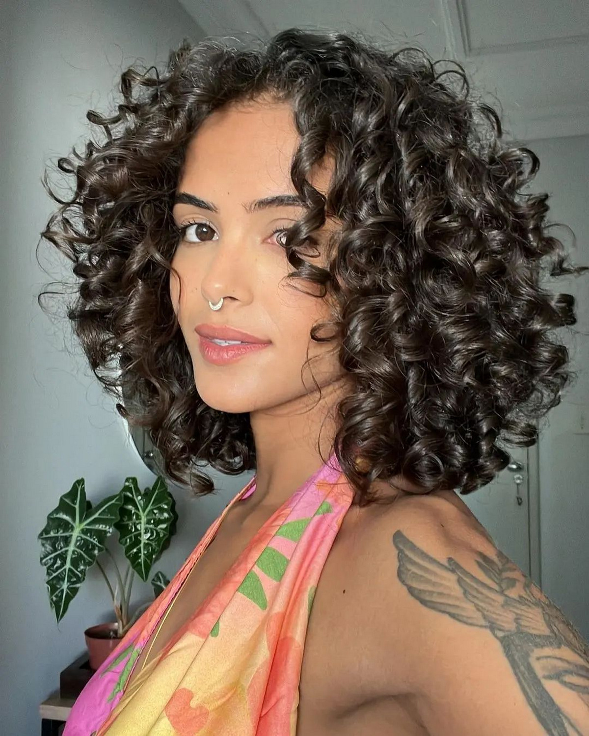 Short Curly Bob