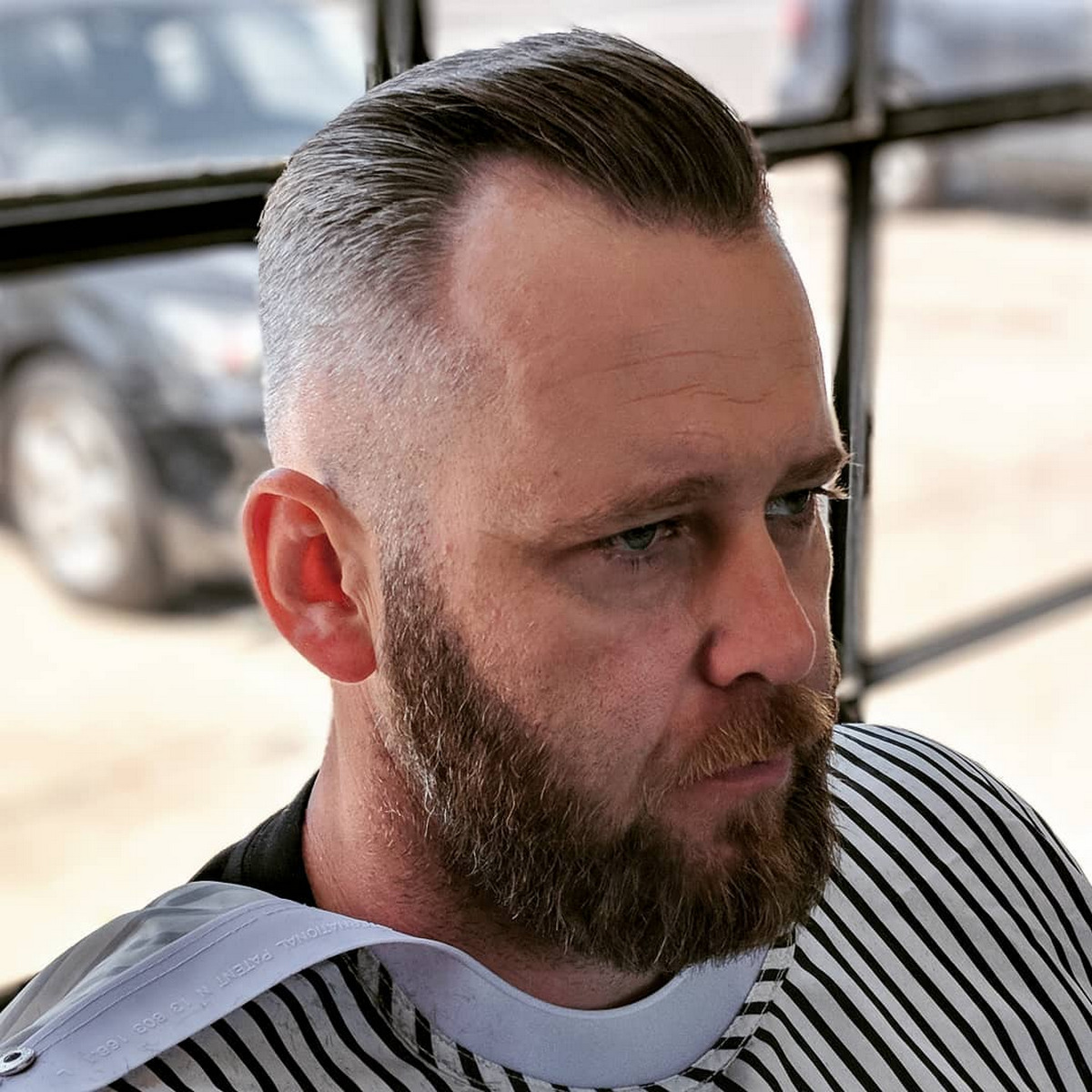 Skin Fade Plus Facial Hair