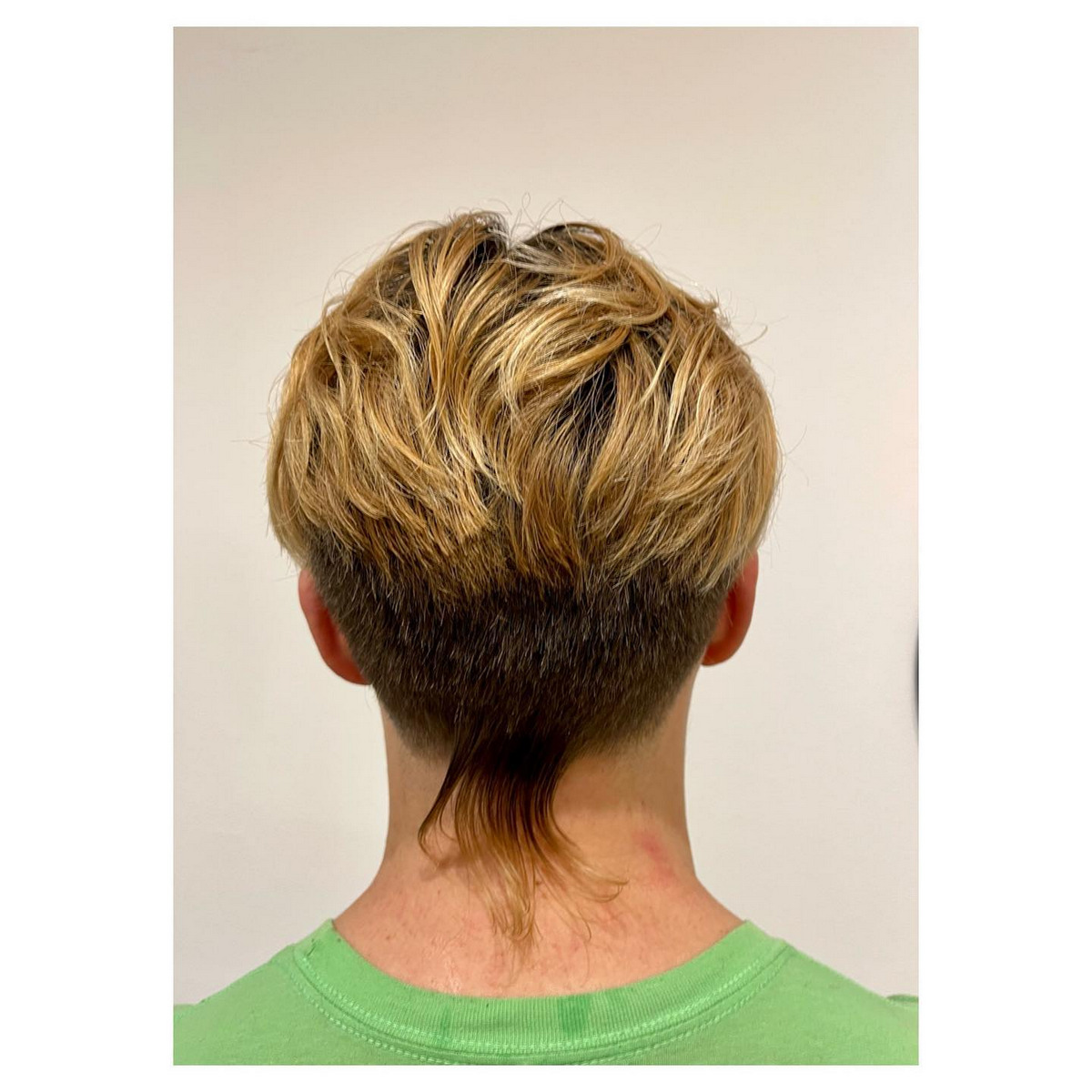 Slick Back Rat Tail Hair