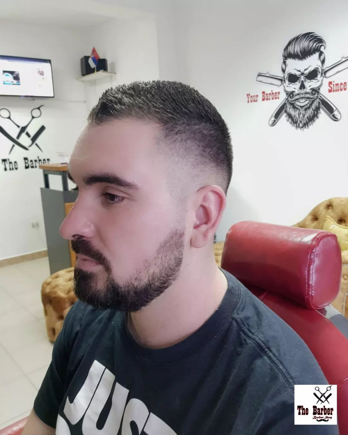 Spiky Faded Back