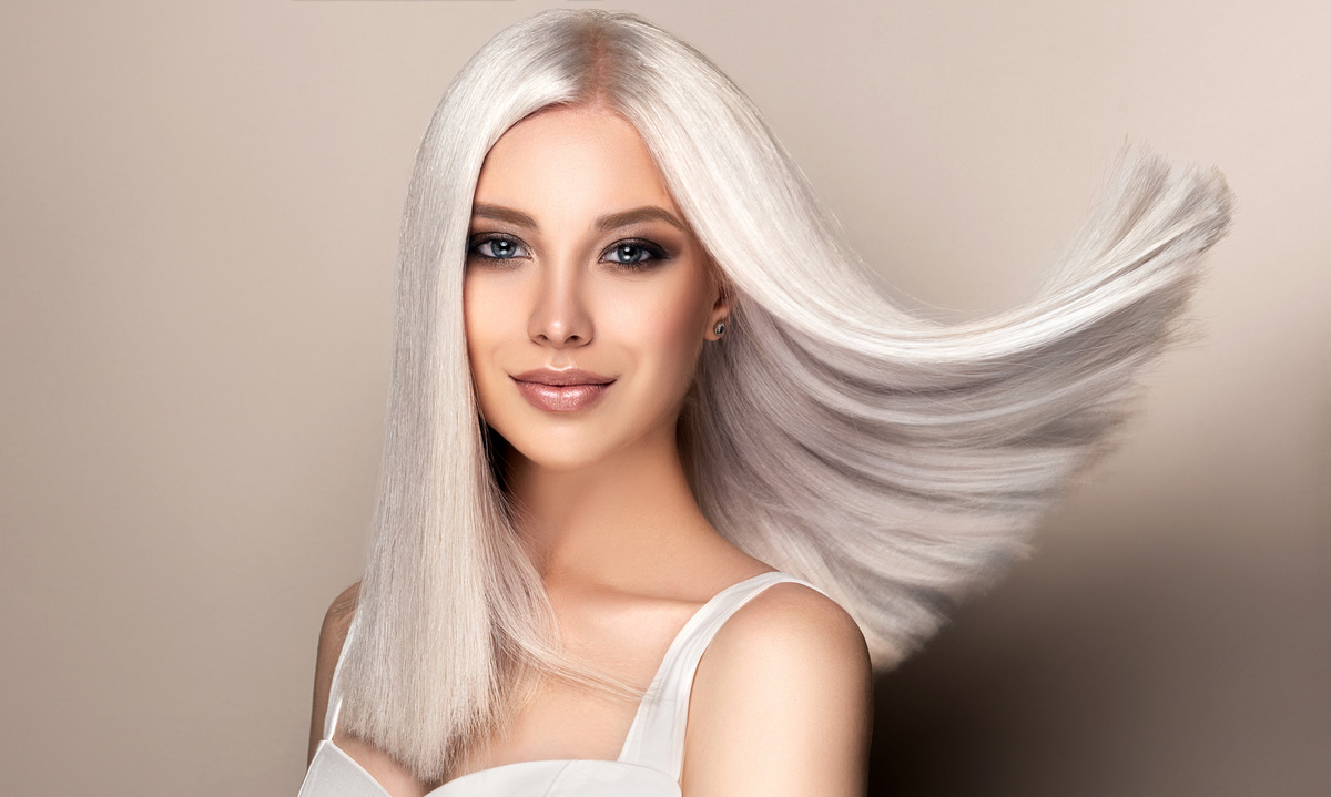 Stylish hairstyles done in a beauty salon