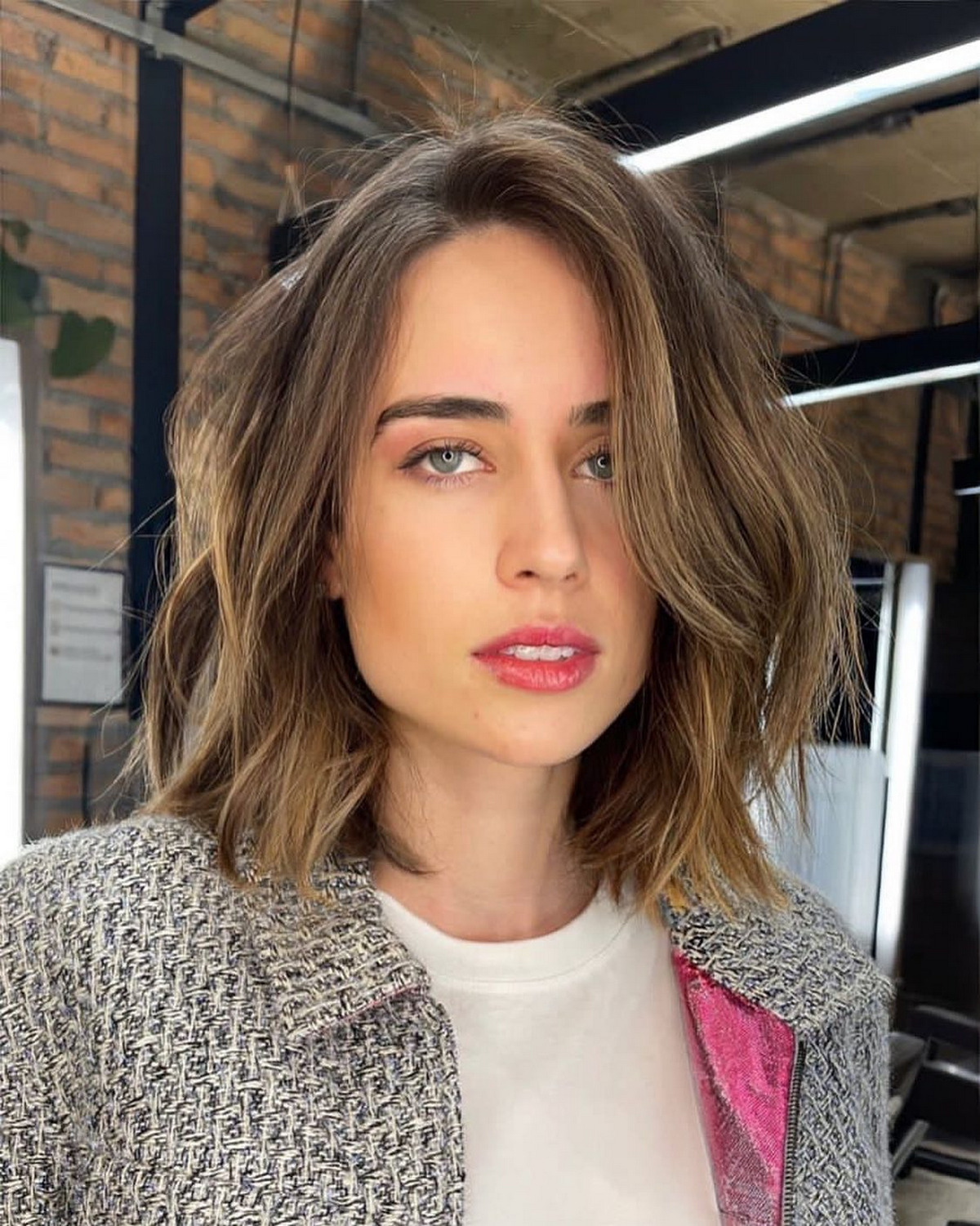 Textured Bob With Highlights 